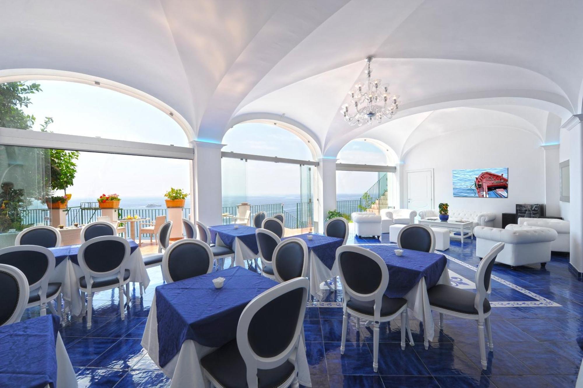 Hotel Villa Maria Pia Praiano Restaurant photo